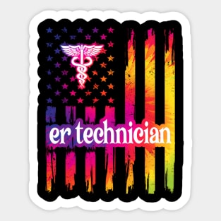 ncy Room Technician Er Technician Er Tech Sticker